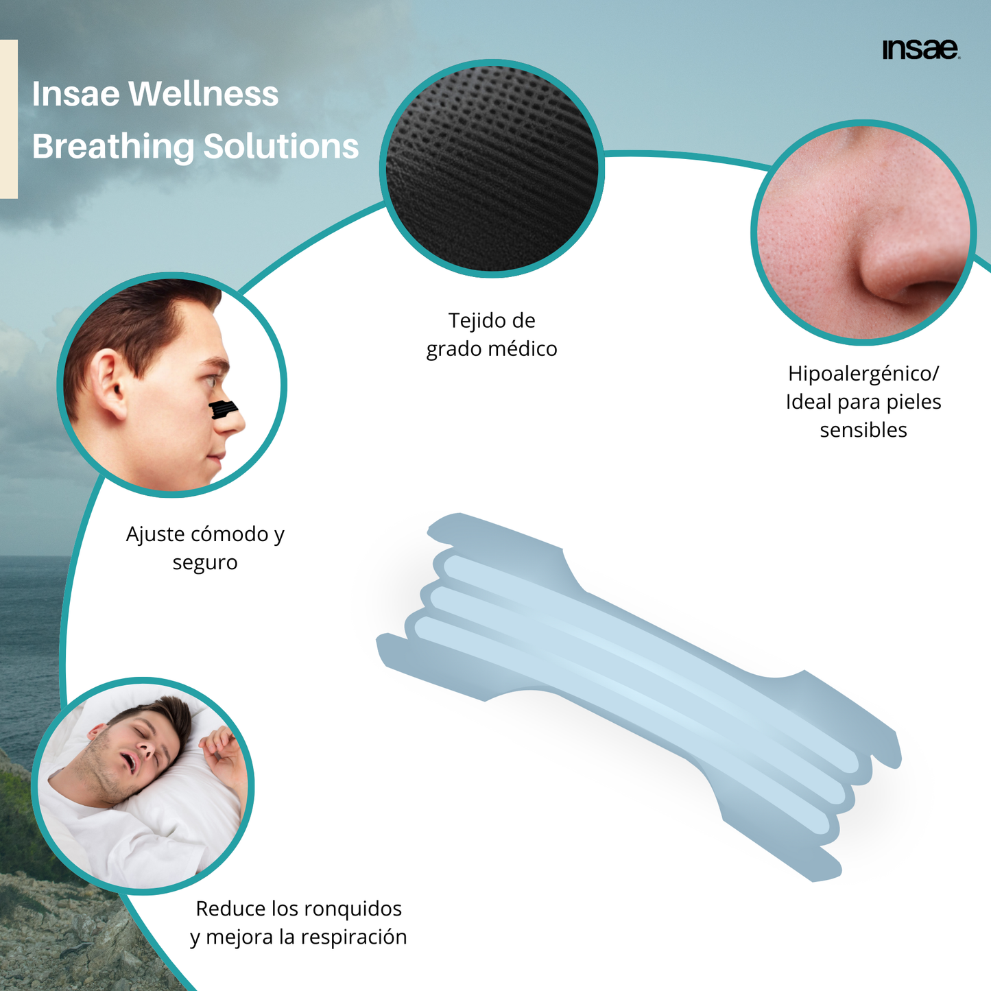 Nose Strips - Transparentes | 30 piezas